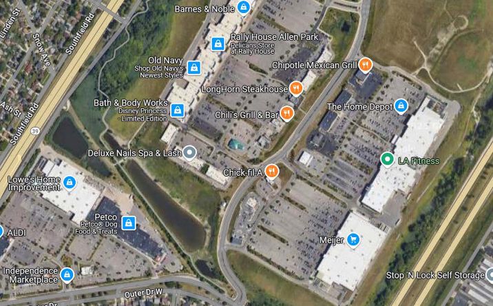 Pictures of Retail, Land property located at 3323-3349 Fairlane Drive, Allen Park, MI 48101 for lease - image #1