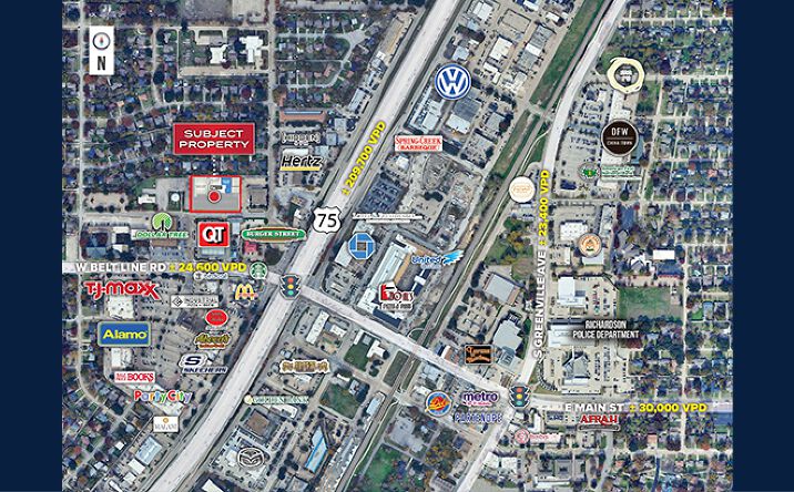 Pictures of Retail property located at 512 Lockwood Dr, Richardson, TX 75080 for lease - image #1