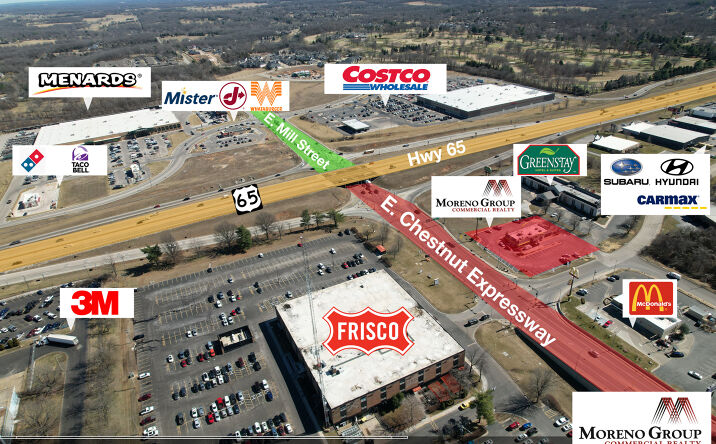 Pictures of Retail, Restaurant property located at 3312 E Chestnut Expressway, Springfield, MO 65802 for lease - image #1