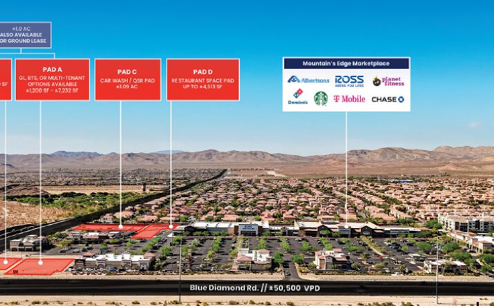 Pictures of Land property located at SWC Blue Diamond Rd. & Buffalo Dr., Las Vegas, NV 89113 for lease - image #1