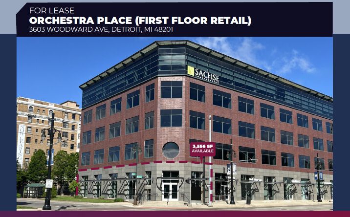 Pictures of Retail property located at 3603 Woodward Ave, Detroit, MI 48201 for lease - image #1