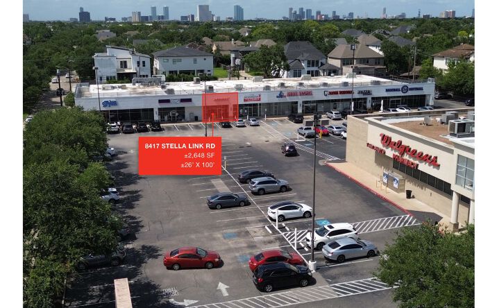 Pictures of Retail, Land property located at 8415 - 8431 Stella Link Road, Houston, TX 77025 for lease - image #1