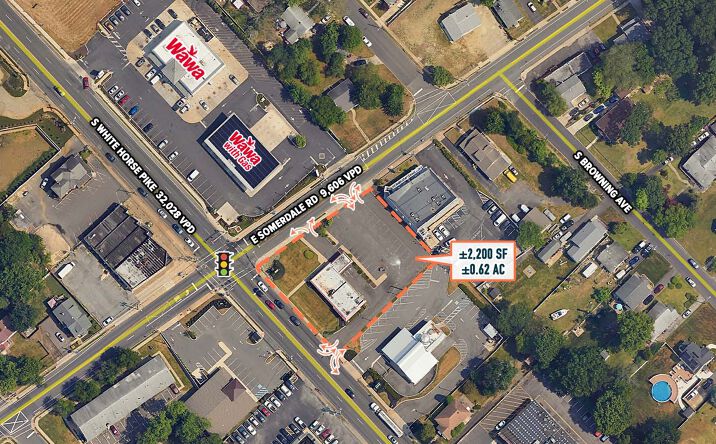 Pictures of Retail property located at 2 S White Horse Pike, Somerdale, NJ 08083 for lease - image #1