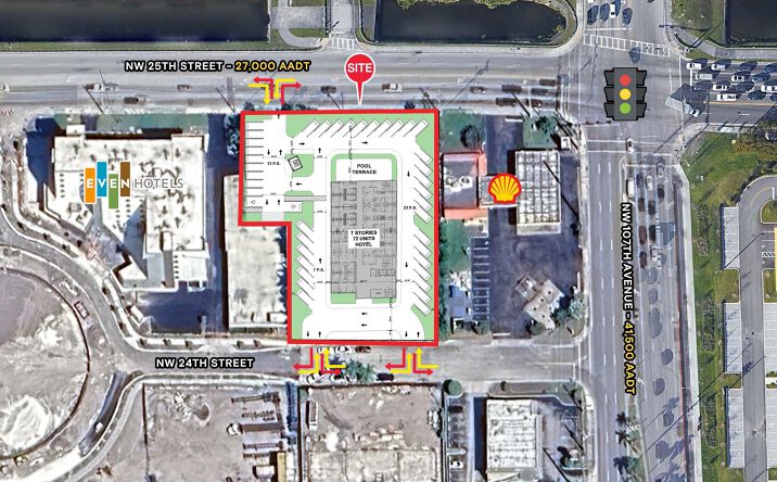 Pictures of Retail, Land property located at 10730 NW 25th St, Doral, FL 33172 for lease - image #1