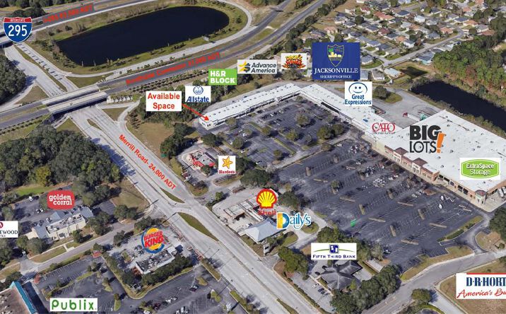 Pictures of Retail, Restaurant property located at 9119 Merrill Rd, Jacksonville, FL 32225 for lease - image #1