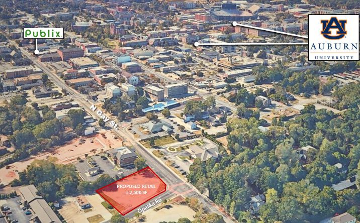 Pictures of Retail, Land property located at 204 Opelika Rd, Auburn, AL 36830 for lease - image #1