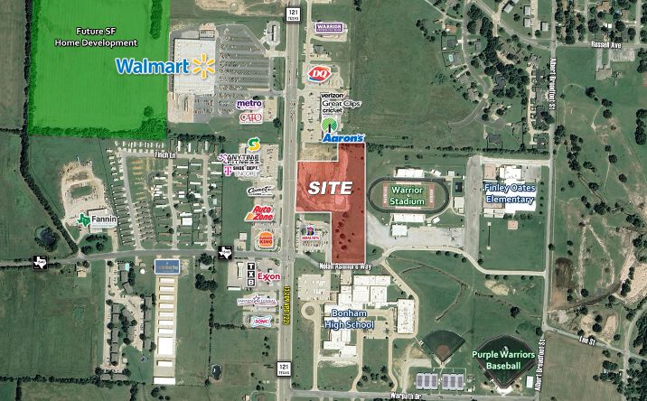 Pictures of Land property located at 1940 N. SH-121, Bonham, TX 75418 for lease - image #1