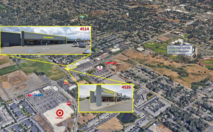 Pictures of Retail property located at 4514 S Regal St, Spokane, WA 99223 for lease - image #1