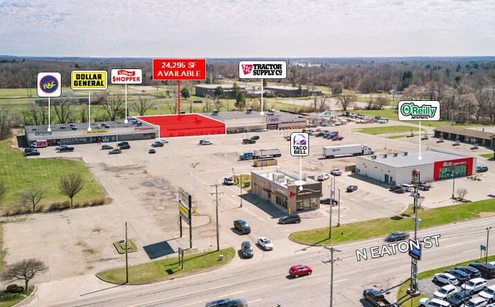 Pictures of Retail property located at 1448-1480 N Eaton Street, Albion, MI 49224 for lease - image #1