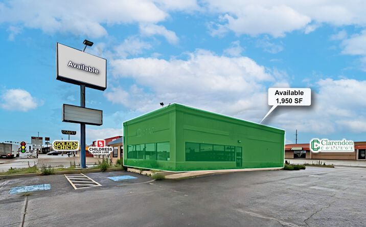 Pictures of Retail property located at 1902 Ave F NW, Childress, TX 79201 for lease - image #1