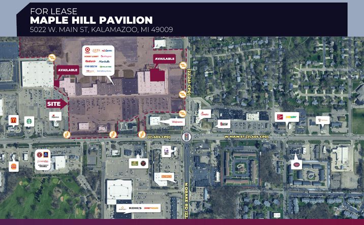 Pictures of Retail, Land property located at 5022 W Main St, Kalamazoo, MI 49009 for lease - image #1
