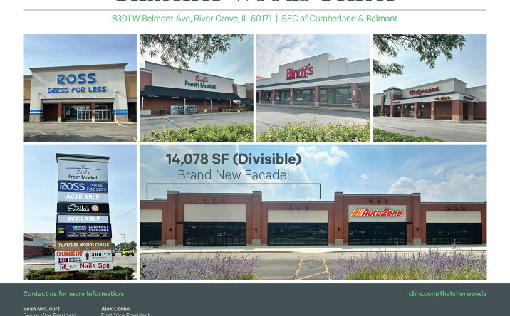 Pictures of Retail property located at 8301 W Belmont Ave, Chicago, IL 60634 for lease - image #1