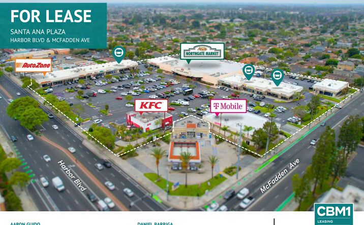 Pictures of Retail, Office, Restaurant property located at 710-810 S. Harbor Blvd, Santa Ana, CA 92704 for lease - image #1