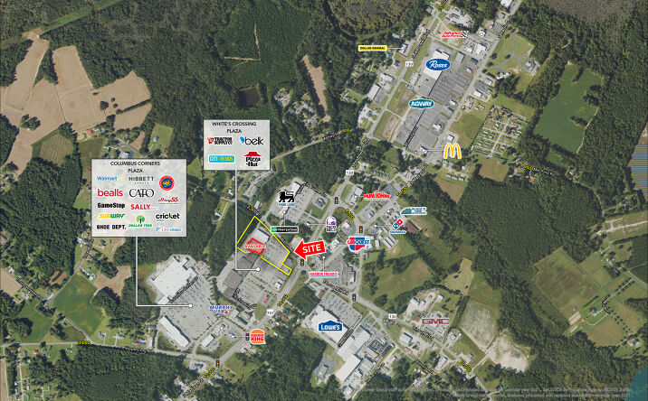 Pictures of Retail property located at 28 Whites Crossing Ln, Whiteville, NC 28472 for sales - image #1
