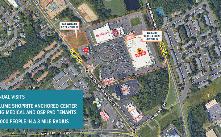 Pictures of Retail, Land property located at 1817 Mt Holly Rd, Burlington, NJ 08016 for lease - image #1