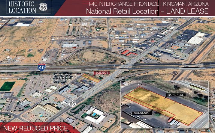 Pictures of Retail, Land, Restaurant property located at 3137 E Andy Devine Ave, Kingman, AZ 86401 for lease - image #1