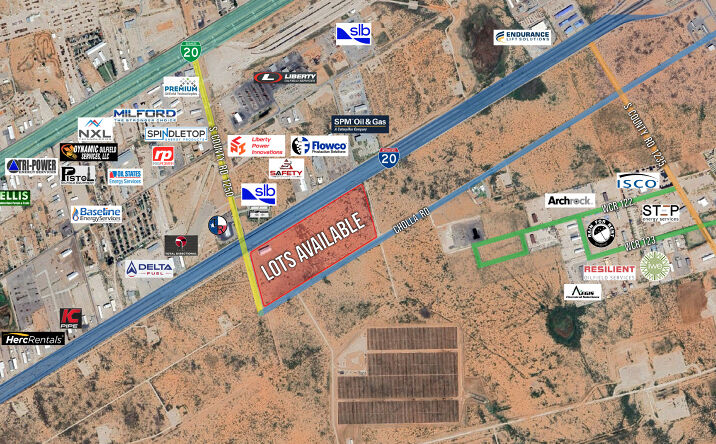 Pictures of Industrial property located at BTS Interstate 20, Midland, TX 79706 for lease - image #1