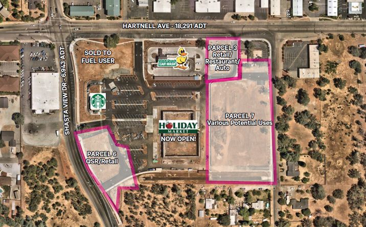 Pictures of Retail, Land property located at 2525 Hartnell Ave, Redding, CA 96002 for lease - image #1