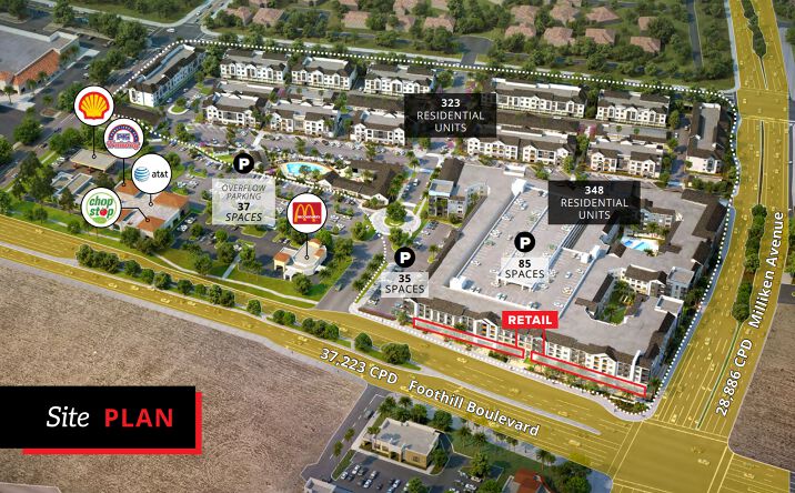 Pictures of Retail property located at Rancho Cucamonga, CA, Rancho Cucamonga, CA 91730 for lease - image #1