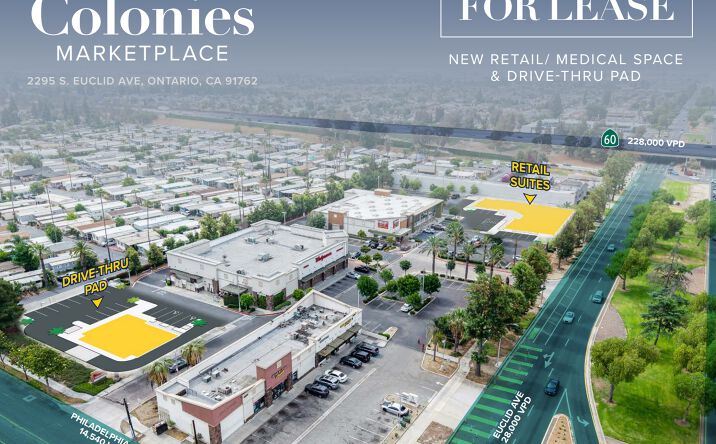 Pictures of Retail property located at 2295 Euclid Ave, Ontario, CA 91762 for lease - image #1