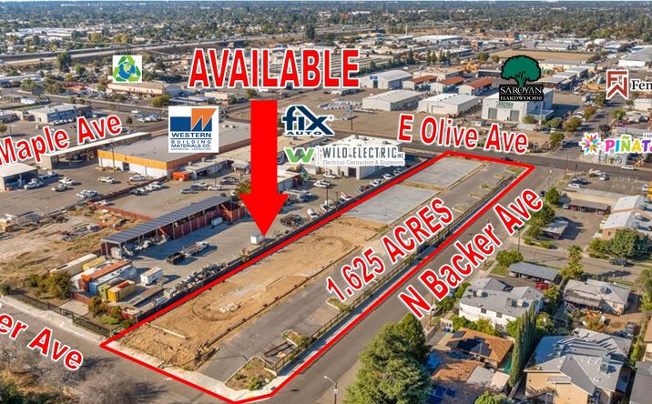 Pictures of Industrial property located at 4630 E Olive Ave, Fresno, CA 93702 for lease - image #1