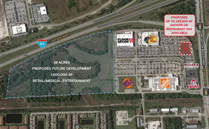 Pictures of Retail, Office, Land property located at 2250 SW Gatlin Blvd, Port St. Lucie, FL 34953 for lease - image #1