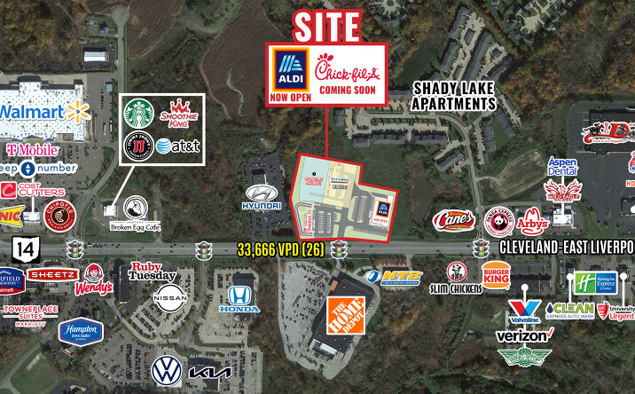 Pictures of Land property located at 9570 OH-14, Streetsboro, OH 44241 for lease - image #1