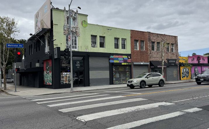 Pictures of Retail property located at 7406 Melrose Ave, Los Angeles, CA 90046 for lease - image #1