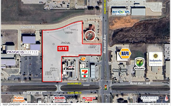 Pictures of Land property located at NWQ Reno Avenue & Rockwell Avenue, Oklahoma City, OK 73128 for lease - image #1