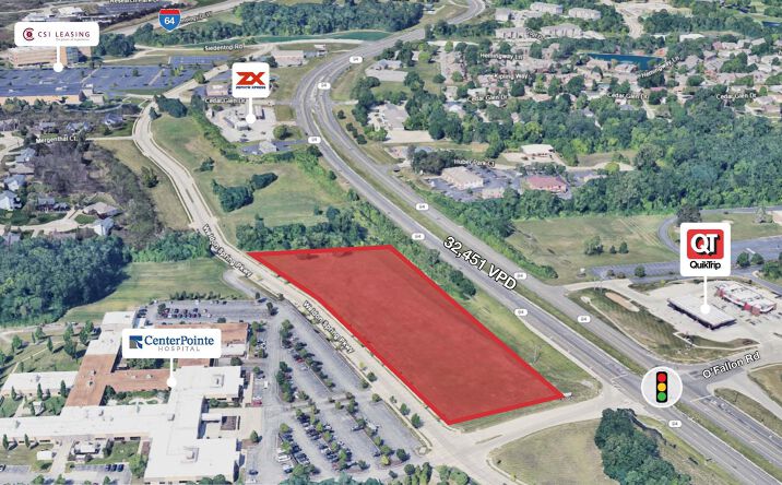 Pictures of Land property located at Weldon Spring Pkwy & O’Fallon Rd, O'Fallon, MO 63304 for lease - image #1