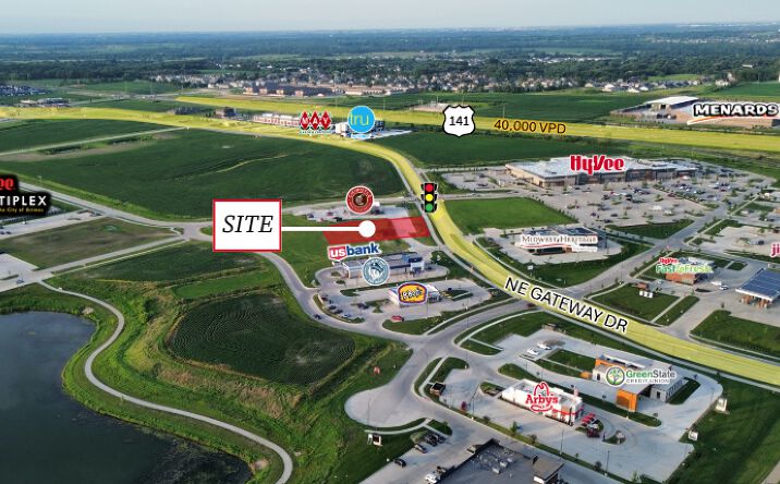 Pictures of Retail property located at 360 NE Gateway Dr, Grimes, IA 50111 for lease - image #1
