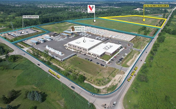Pictures of Industrial, Land property located at Five Mile Rd, Northville, MI 48168 for lease - image #1
