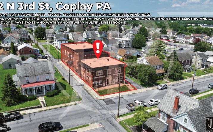 Pictures of Retail, Industrial property located at 32-38 N 3rd St, Coplay, PA 18037 for lease - image #1