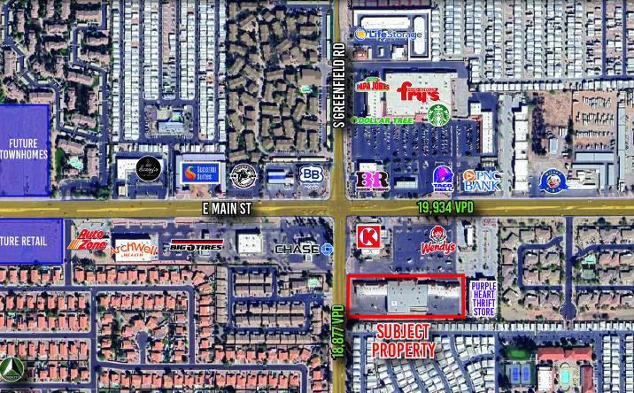 Pictures of Retail property located at 4419 - 4501 E. Main Street, Mesa, AZ 85205 for lease - image #1