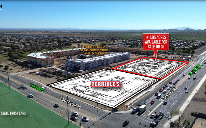 Pictures of Retail, Restaurant property located at SEC Bella Vista Road & Gantzel Road, San Tan Valley, AZ 85143 for lease - image #1