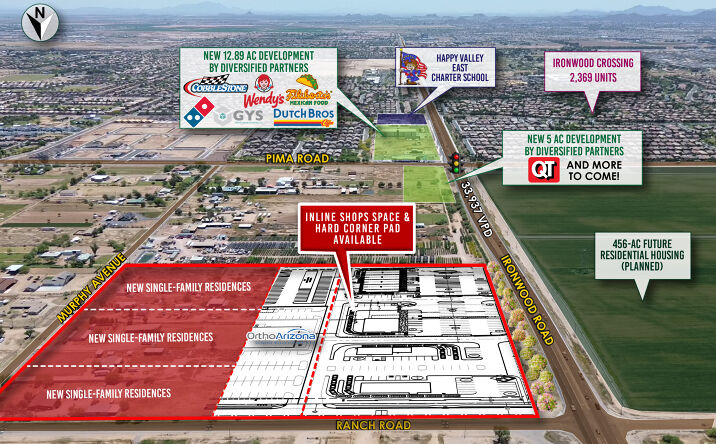 Pictures of Retail, Office property located at SEC Ironwood Rd & Ranch Rd, San Tan Valley, AZ 85140 for lease - image #1