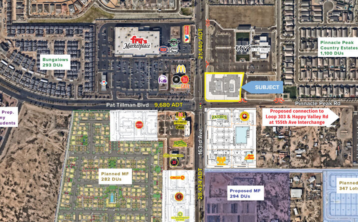 Pictures of Land property located at 16290 W Pinnacle Peak Rd, Surprise, AZ 85387 for lease - image #1