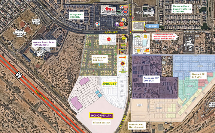 Pictures of Land property located at 16270 W Pinnacle Peak Rd, Surprise, AZ 85387 for lease - image #1
