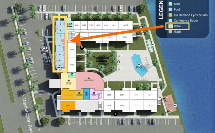 Pictures of Retail, Office property located at 2825 S Washington Ave, Titusville, FL 32780 for lease - image #1
