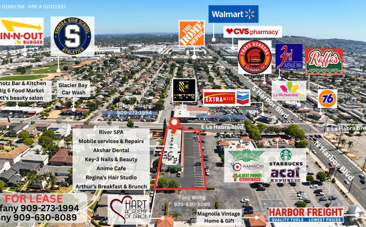 Pictures of Retail, Office property located at 1281 E La Habra Blvd, La Habra, CA 90631 for lease - image #1