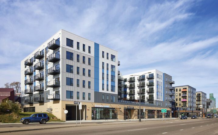 Pictures of Retail property located at 435, 439 Snelling Ave N St, Saint Paul, MN 55104 for lease - image #1
