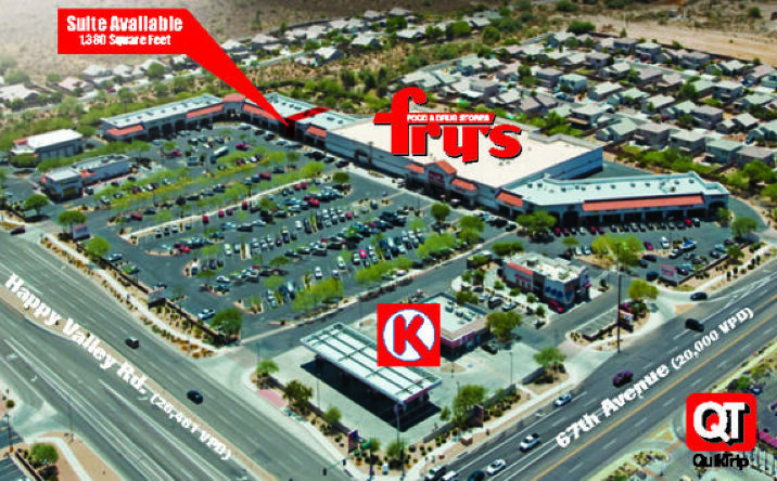 Pictures of Retail property located at Southeast Corner of 67th Avenue and Happy Valley Road, Phoenix, AZ 85310 for lease - image #1