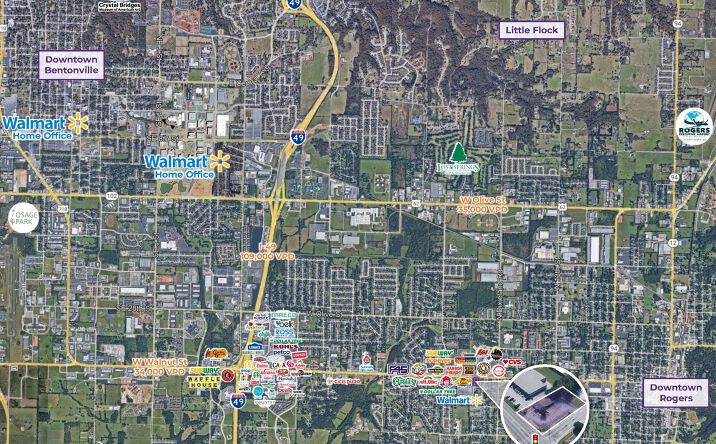 Pictures of Land property located at 2010 W Walnut St, Rogers, AR 72756 for lease - image #1
