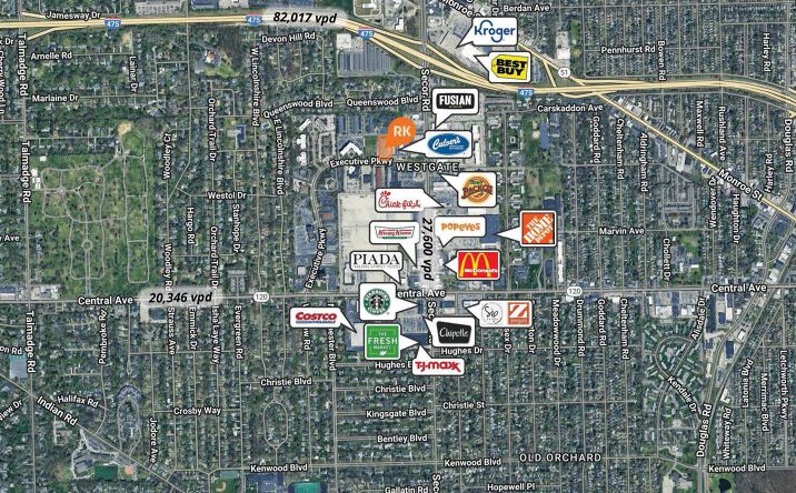 Pictures of Retail, Land property located at 0 Executive Pkwy, Toledo, OH 43606 for lease - image #1