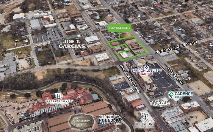 Pictures of Land, Retail, Office property located at 2220 Ellis Ave, 2225 & 2245 N Main St Fort Worth, Fort Worth, TX 76164 for lease - image #1