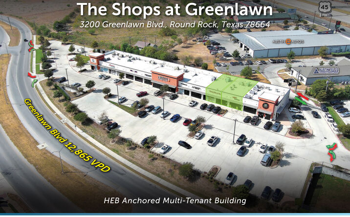 Pictures of Retail property located at 3000 Greenlawn Blvd, Round Rock, TX 78664 for lease - image #1