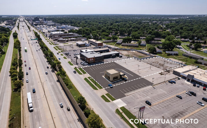 Pictures of Land property located at 6501 E Kellogg Dr, Wichita, KS 67207 for lease - image #1