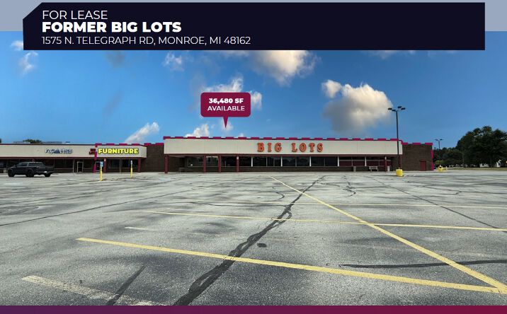 Pictures of Retail property located at 1575 N Telegraph Rd, Monroe, MI 48162 for lease - image #1
