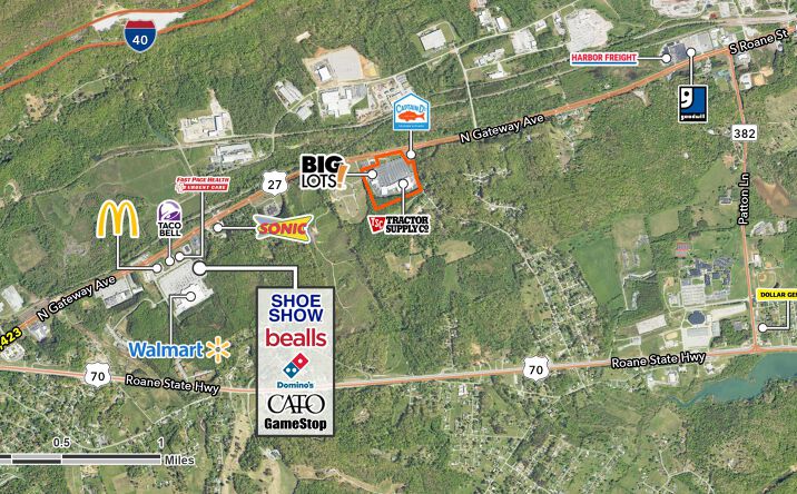 Pictures of Retail property located at 1494 N Gateway Ave, Rockwood, TN 37854 for lease - image #1