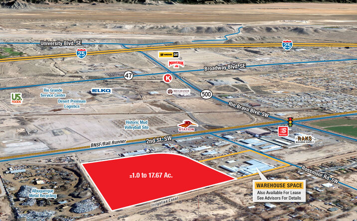 Pictures of Land property located at 215 Rossmoor Rd SW, Albuquerque, NM 87105 for lease - image #1